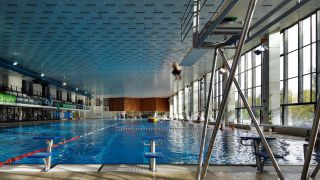 chwimmbad im FEZ, Freizeit- und Erholungszentrum, an der Wuhlheide in Berlin-Oberschoeneweide. (Quelle: dpa/Caro|Muhs)