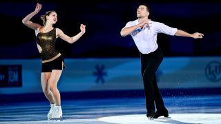 Das Eiskunstlauf-Paar Minerva Hase und Nikita Volodin (Quelle: IMAGO / AFLOSPORT)