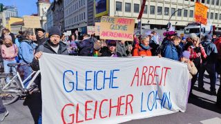 Kita Streik der Angestellten der freien Träger am 19.03.2024 in Berlin. (Quelle: privat)