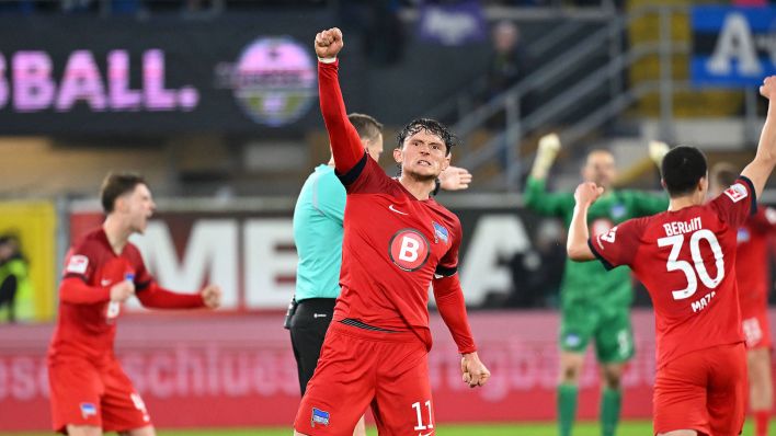 3:2 à Paderborn : Hertha BSC avec trois points de nulle part