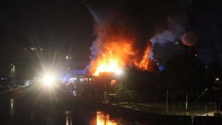 Fabrikbrand in Neukölln