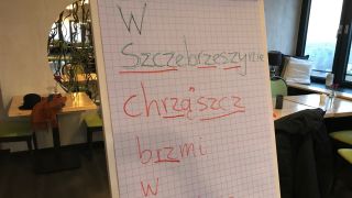 rbb macht schlau, polnisch lernen mit Steffen Möller im Frankfurter Oderturm, Der beliebteste Zungenbrecher in der polnischen Sprache