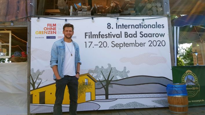 Schauspieler Steve Windolf beim Film ohne Grenzen - Festival