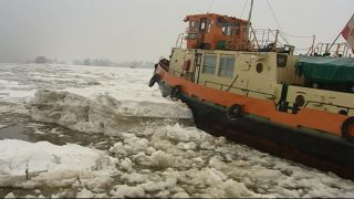 Eisaufbruch auf der Oder 2010
