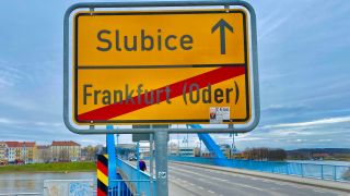 fehlende Grenzkontrollen Stadtbrücke Frankfurt