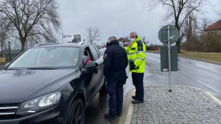 Bundespolizei am Grenzübergang Kostrzyn klärt auf