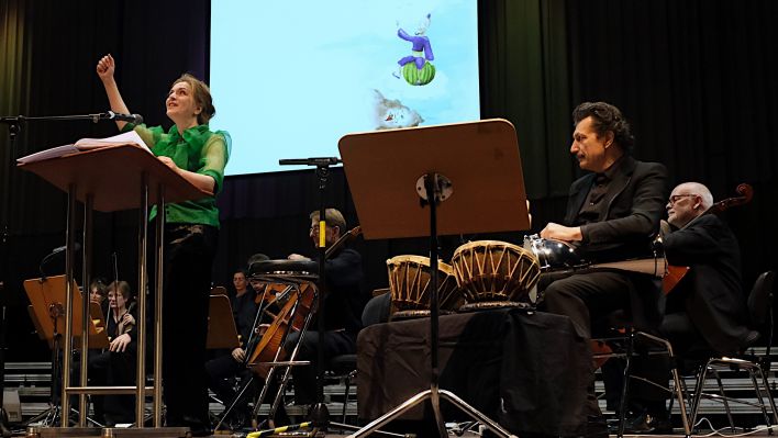 Martina Gedeck bei der Uraufführung von „Jin und die magische Melone“ in Frankfurt (Oder)