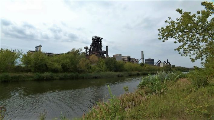 Stahlwerk von ArcelorMittal in Eisenhüttenstadt und der Wasserverbrauch