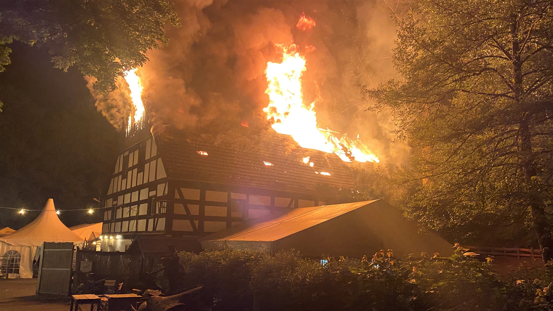 Feuer in der Bremsdorfer Mühle