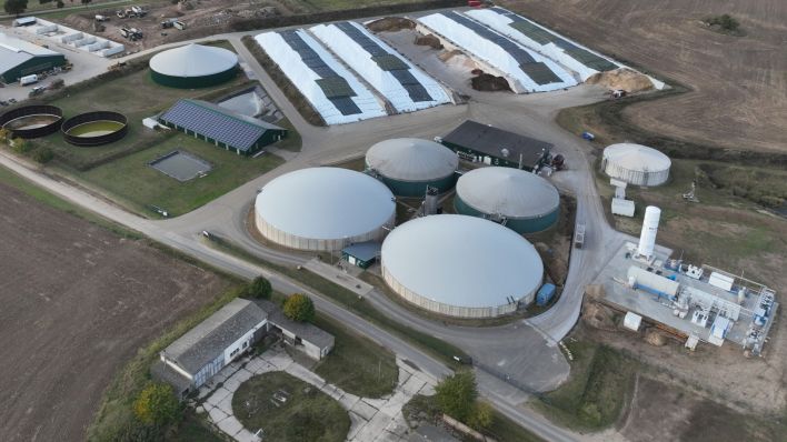 Bio-LNG-Anlage in Parmen (Uckermark) (Bild: RUHE Biogas Service)