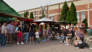 Polenmarkt in in Osinow Dolny bei Hohenwutzen