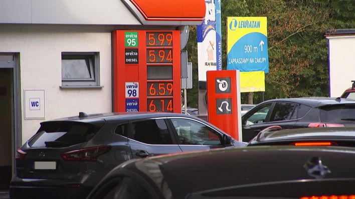Orlen Tankstelle in Slubice in Polen