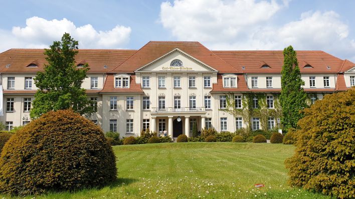 Das frühere Bezirkskrankenhaus Cottbus, heute Teil des Carl-Thiem-Klinikums CTK