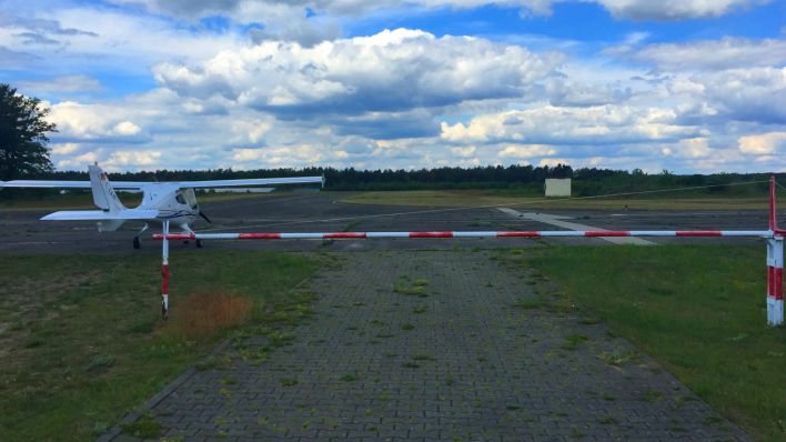 Der Flugplatz in Welzow (Bild: Daniel Mastow/rbb)