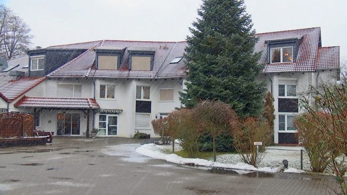 Das Seniorenwohnheim Christinenhof in Burg von außen (Foto: rbb/Screenshot)