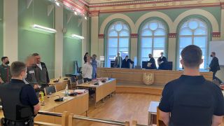 Beim Prozess im Gerichtssaal am Landgericht Cottbus (Foto: rbb/Jahn)