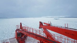 Das Schiff Polarstern in der Antarktis (Foto: privat/Wunderlich