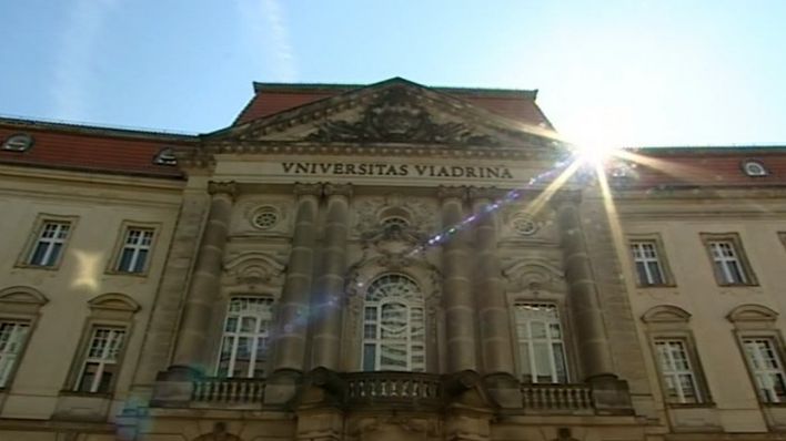 Gebäude der Europa Universität Viadrina in Frankfurt/Oder (Quelle: rbb)